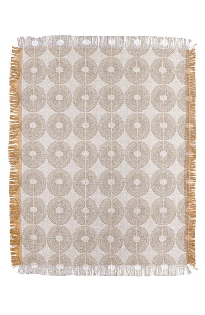 Deny Designs Iveta Aylin Throw Blanket In Beige