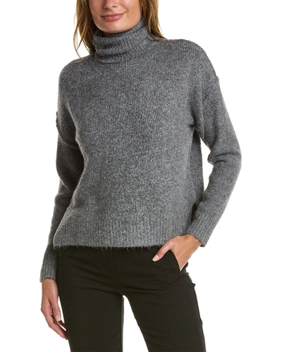 Max Studio Turtleneck Sweater In Grey