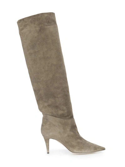 Tamara Mellon Icon 75 Boots - Grey