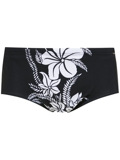 Amir Slama Printed Swim Briefs In Black