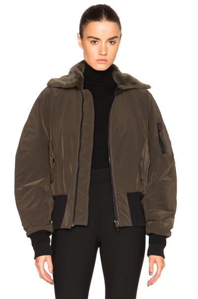 Dion Lee Flight Bomber Jacket In Taupe | ModeSens
