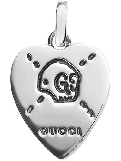 Gucci Ghost Charm In Silver - Farfetch In Metallic