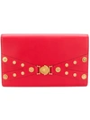 Versace Medusa Medallion Clutch - Red