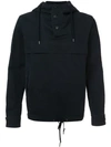 321 Layered Jersey Hoodie In Blue