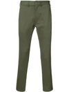 321 Cropped Chinos In Green