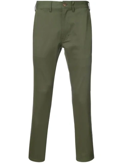 321 Cropped Chinos In Green