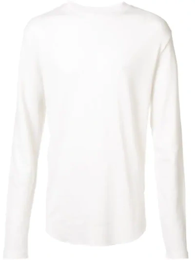 321 Long Sleeved Top In White