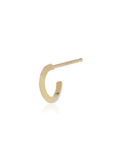 Lizzie Mandler Fine Jewelry 18k Yellow Gold Huggies Single Earring In Metallic