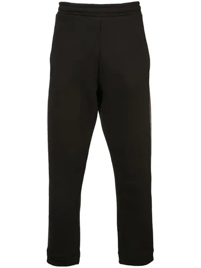032c Red Stripe Sweatpants In Black