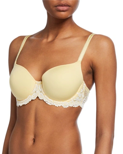 Wacoal Embrace Lace Contour Bra In Sand,ivory