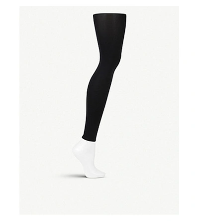 Wolford Womens Black Velvet De Luxe Leggings