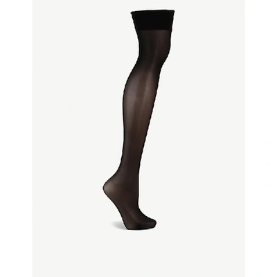 Wolford Womens Black Individual 10 Stockings