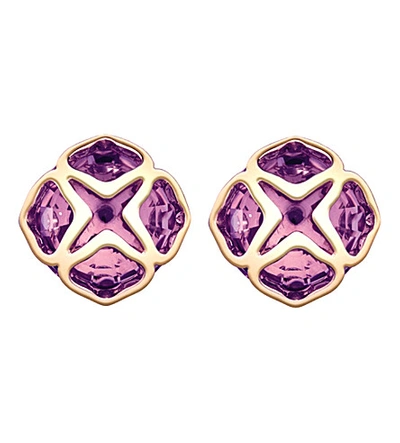 Chopard Imperiale 18ct Rose-gold And Amethyst Earrings