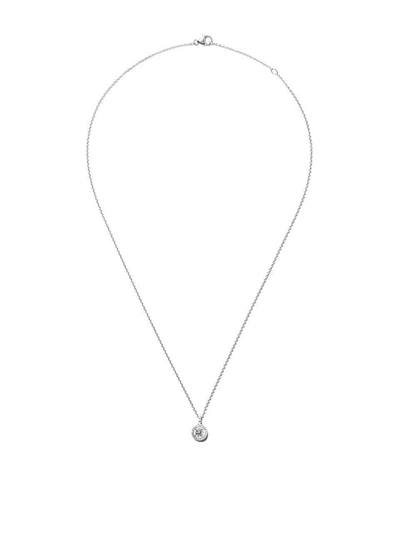 De Beers 18kt White Gold My First  Aura Diamond Pendant Necklace