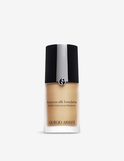 Giorgio Armani 4.5 Luminous Silk Foundation In Nero