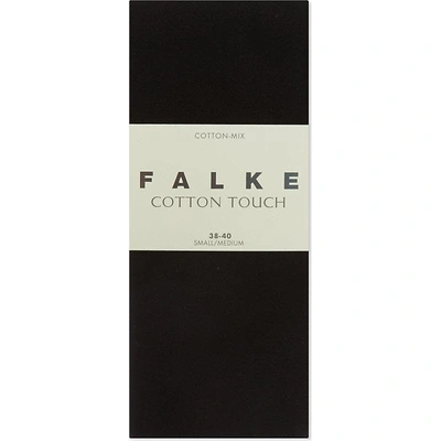 Falke Womens Black Cotton Touch Tights