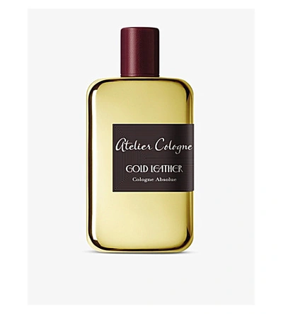 Atelier Cologne Gold Leather Cologne Absolue, Mens, Size: 100ml, Gold