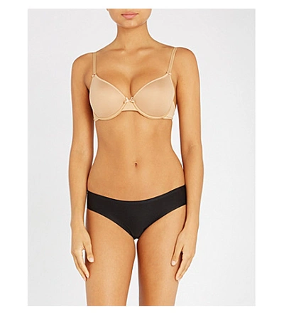 Chantelle Womens Toffee Basic Invisible Memory Foam T-shirt Bra In Toffee (brown)