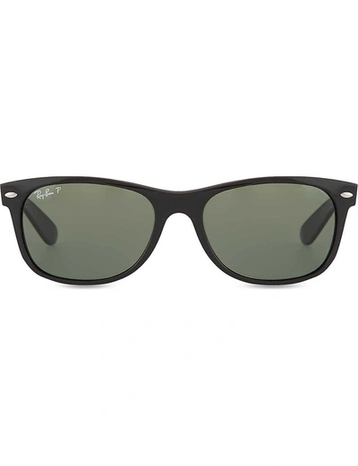 Ray Ban Ray-ban Womens Black Black Wayfarer Sunglasses Rb2132 55