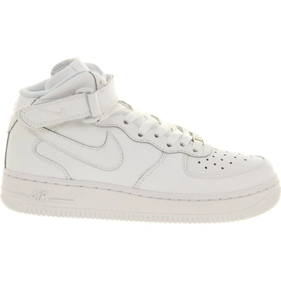 Nike Air Force 1 Mid Trainers In White White