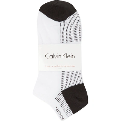 Calvin Klein Pack Of 2 Ankle Socks In Nero