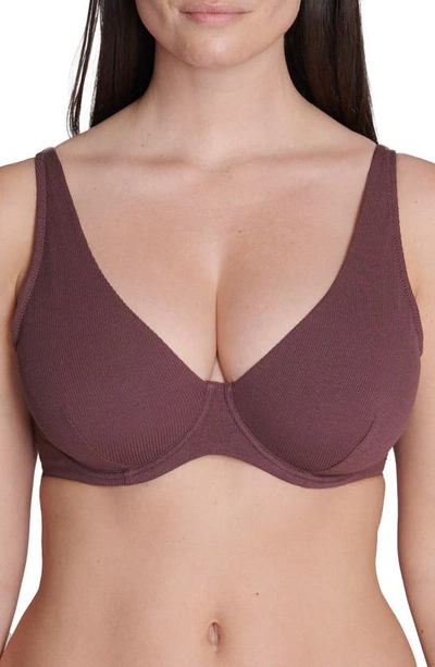 Simone Perele Eugenie Plunge Underwire Bra In Byzantine