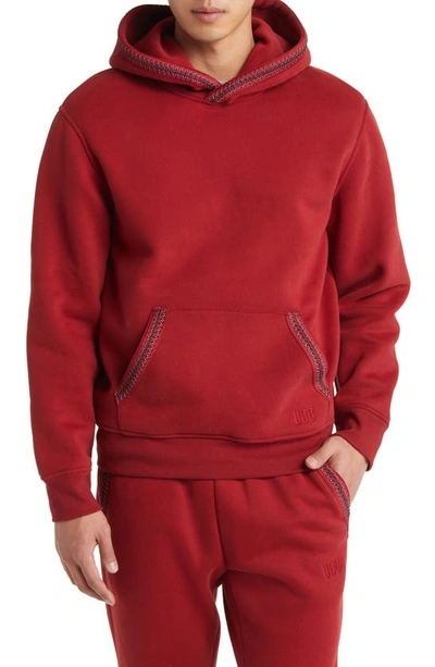 Ugg Tasman Pullover Hoodie In Dark Cherry