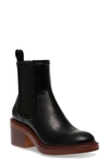 Steve Madden Curtsy Platform Chelsea Boot In Black