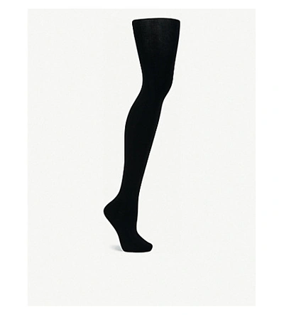 Falke Womens 3009 Black Silk No.2 Tights