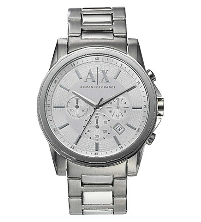 Armani Exchange Ax2058 Stainless Steel Watch In Silver