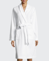 Hanro Plush Short Robe In White