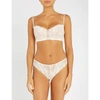 Heidi Klum Intimates Sofia Lace Contour Bra In Cameo