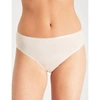 Hanro Seamless Midi Cotton Briefs In Skin