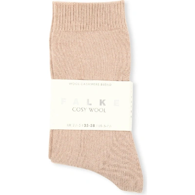 Falke Cosy Wool-cashmere Socks In 4220 Camel