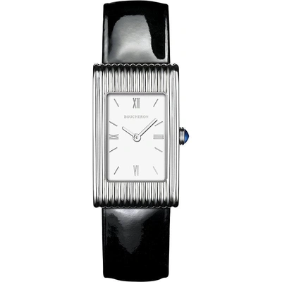 Boucheron Wa030401reflet Medium Stainless Steel And Sapphire Watch