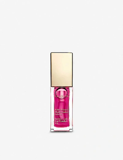 Clarins Instant Light Lip Comfort Oil - 02-raspberry In 02 Raspberry