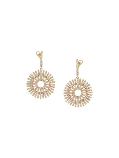 Astley Clarke 'rising Sun' Diamond Earrings In Metallic