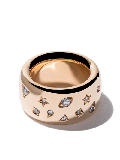 Pomellato 18kt Rose Gold Iconica Diamond Medium Band Ring
