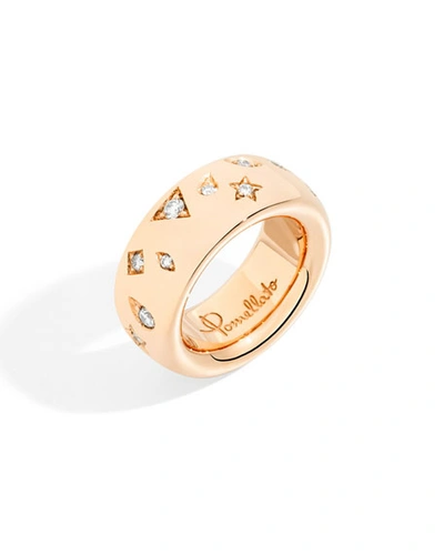 Pomellato Iconica 18k Rose Gold & Diamond Ring