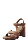 Kenneth Cole Lessia Ankle Strap Sandal In Classic Tan