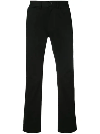 321 Mid Rise Straight-leg Jeans In Black