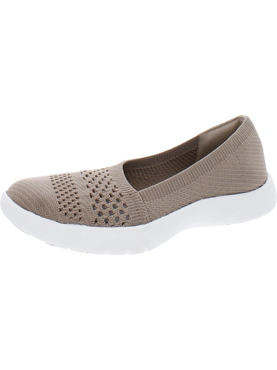 Cloudsteppers By Clarks Adella Moon Womens Knit Comfort Insole Slip-on Shoes In Multi