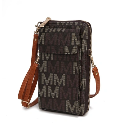 Mkf Collection By Mia K Cossetta 2 In 1 Cell Phone Crossbody/wristlet In Brown
