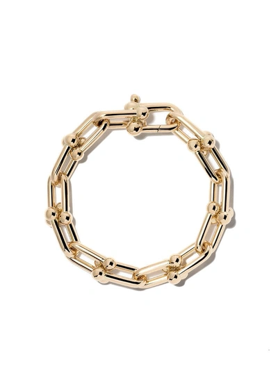 Tiffany & Co 18kt Yellow Gold Tiffany City Hardwear Link Bracelet In Metallic