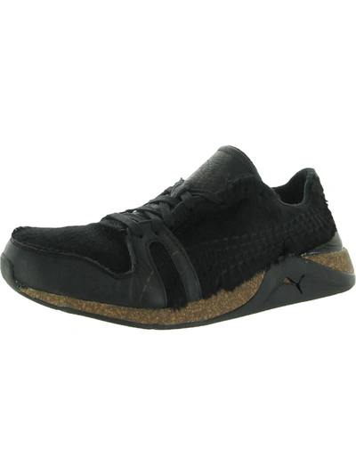 Puma Xr Runner Evo Pony Mens Pony Hair Lifestyle Running Shoes In Black