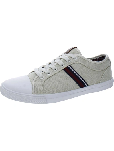 Ben Sherman Mens Canvas Low-top Casual And Fashion Sneakers In Gray