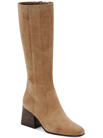 Aqua College Tori Womens Suede Waterproof Knee-high Boots In Multi