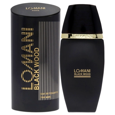 Lomani Black Wood By  For Men - 3.3 oz Edt Spray In White