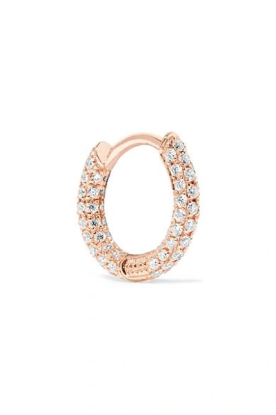 Maria Tash 18-karat Rose Gold Diamond Earring