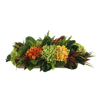 Creative Displays Fall Arrangement W/ Hydrangea, Thistle And Heather